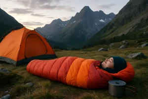 Wildkamperen in de bergen: wat betekent de comforttemperatuur van een slaapzak?